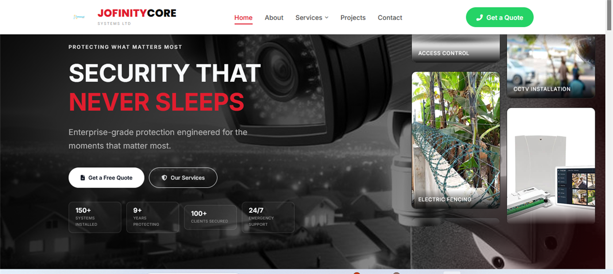 Jofinity Security System
